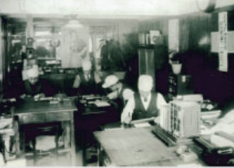 創業当初の平岡電気の写真